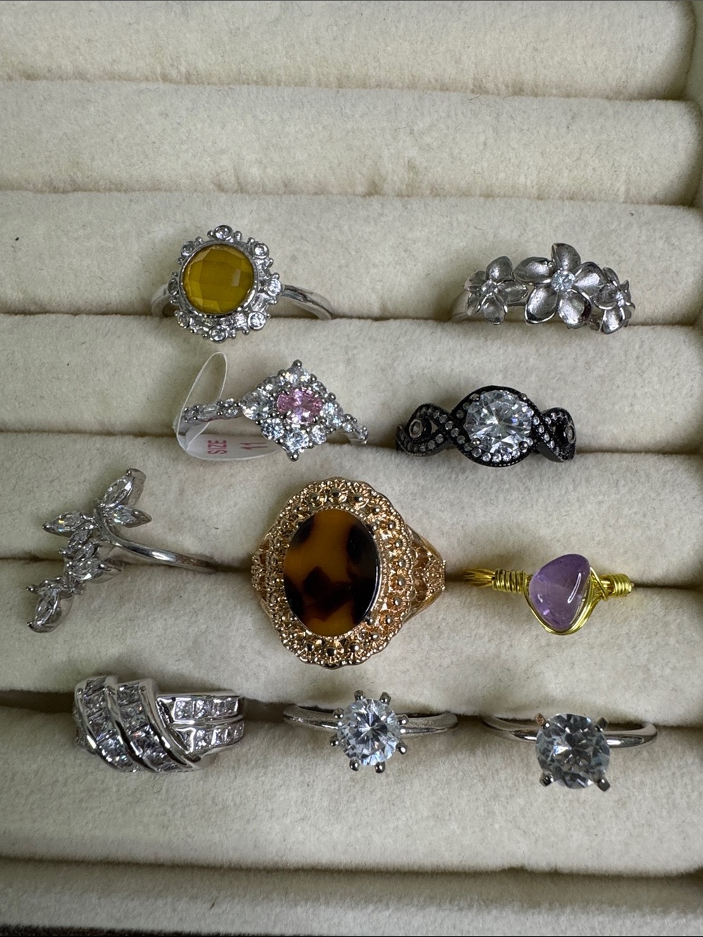 Rings Bundle for Wear or Resell various Sizes